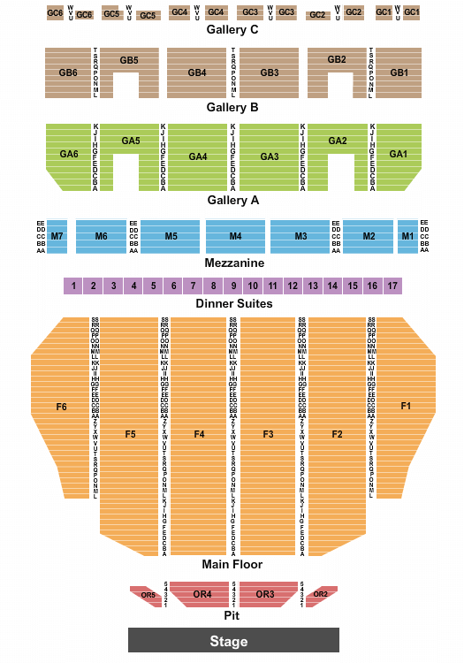 Fox Theatre Cirque du Soleil Seating Chart